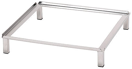 Metallgestell für Buffetpräsentation.