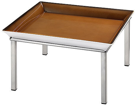 Buffettablett auf Metallgestell.