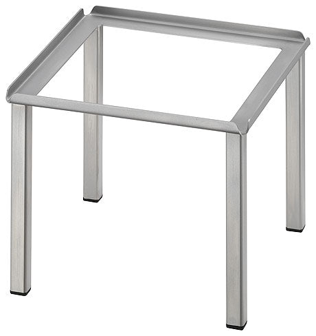 Metallständer für Gastronomiebedarf.