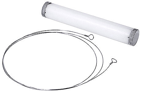 Wursthülle und Wurstbindedraht.