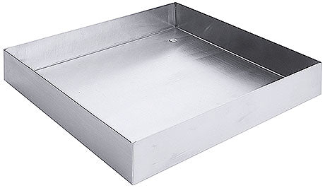 Metalltablett für Gastronomiebedarf.