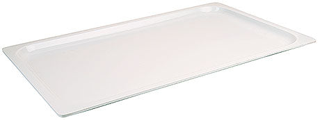 Weiße rechteckige Servierplatte Gastronomie.