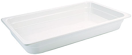 Weiße GN-Behälter für Gastronomie.