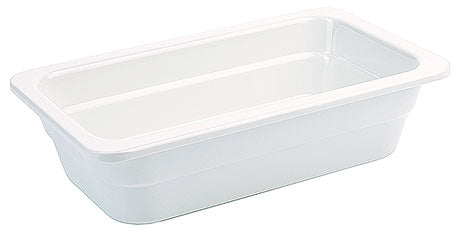 Weiße GN-Behälter für Gastronomie.