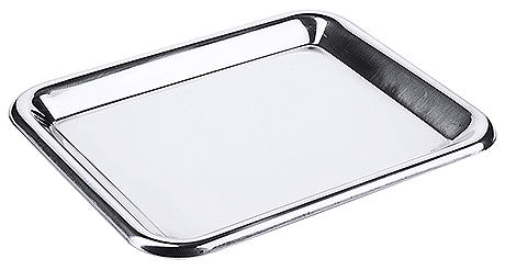 Metalltablett für Gastronomiebedarf.