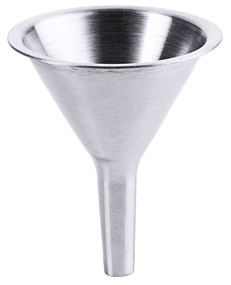 Metalltrichter für Flüssigkeiten.