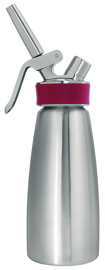 Sahnespender aus Edelstahl.