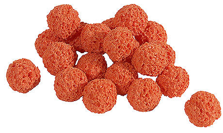 Orange Reinigungsschwämme für Geschirrspüler.