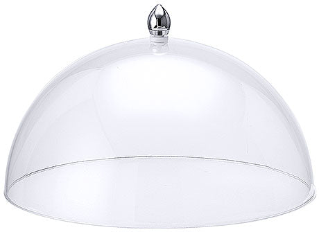 Transparente Abdeckhaube für Speisen.