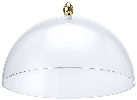 Transparente Abdeckhaube mit Griff.