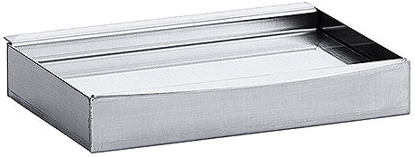 Metalltablett für Gastronomiebedarf.