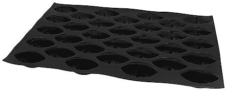 Backmatte mit ovalen Formen.