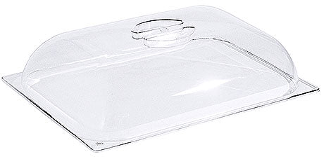 Transparente Abdeckhaube für Speisen.