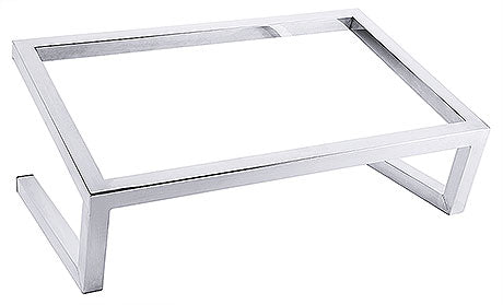 Metallrahmen für Buffet-Präsentation.