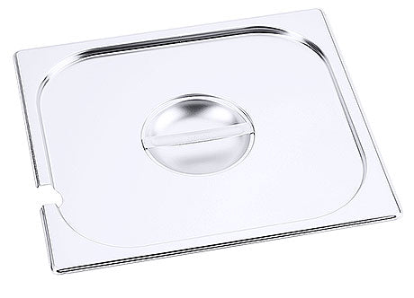 Edelstahl-Gastronorm-Deckel mit Griff.