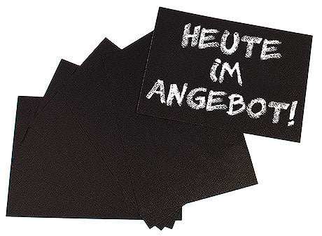Schwarze Tafeln, "Heute im Angebot".