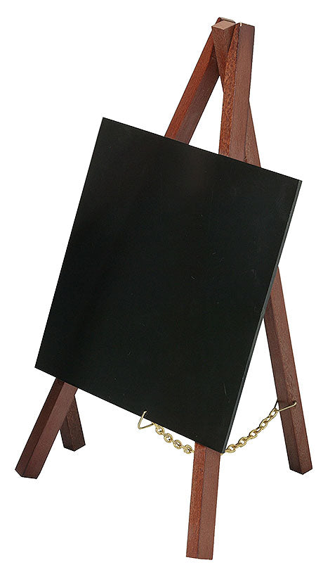 Kleine Tafel auf Holzstaffelei.