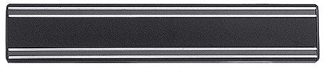 Schwarzes Messer-Magnetleiste für Küche.
