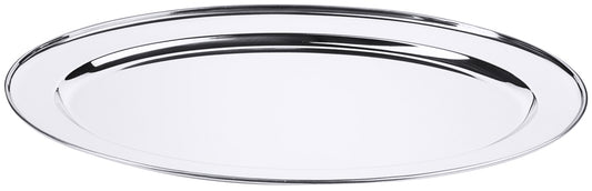 Ovaler Servierteller aus Glas
