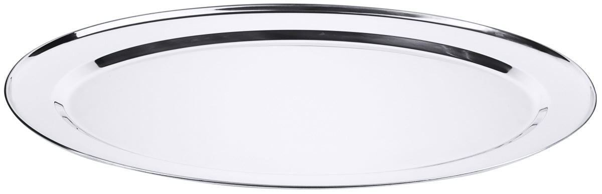 Ovale Glas-Servierplatte