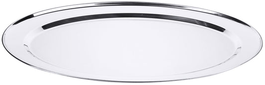 Ovale Glas-Servierplatte
