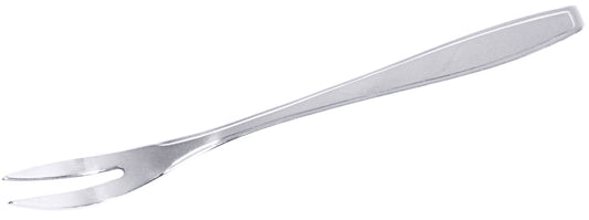 Silberne Fleischgabel aus Edelstahl.