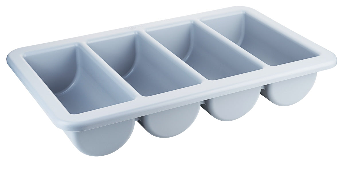 Eiswürfelform mit vier Fächern.