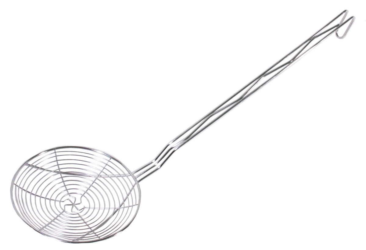 Metallschaumlöffel mit langem Griff