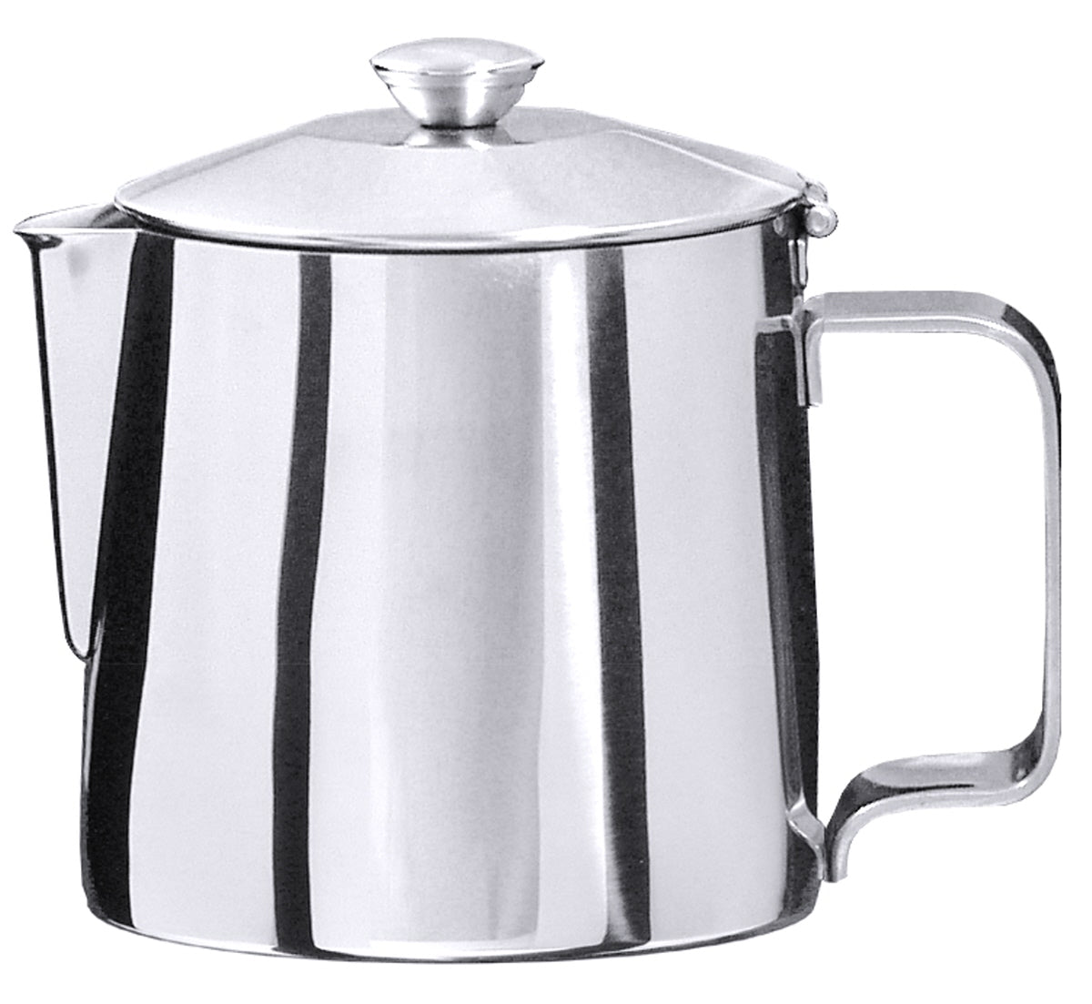 Edelstahl-Kaffeekanne mit Deckel