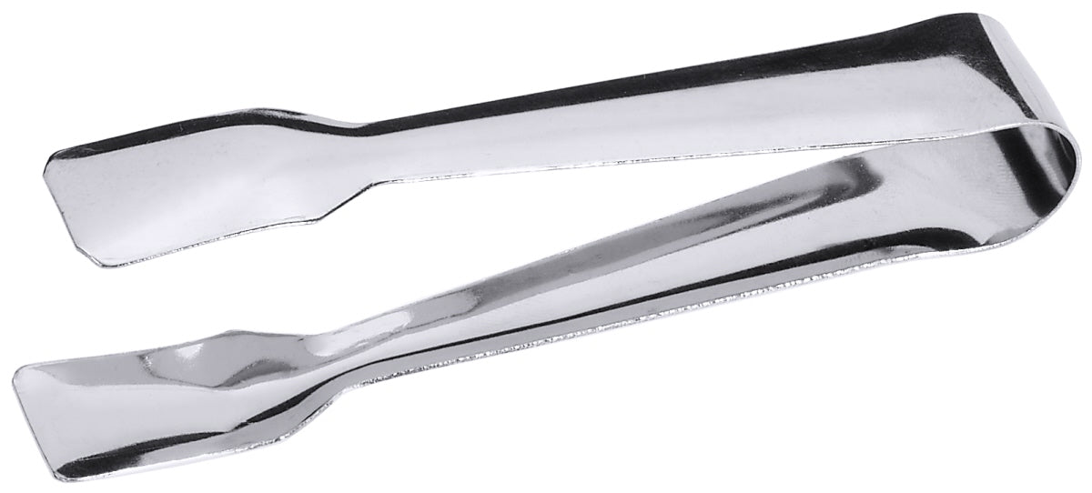 Metallene Eiszange aus Edelstahl.