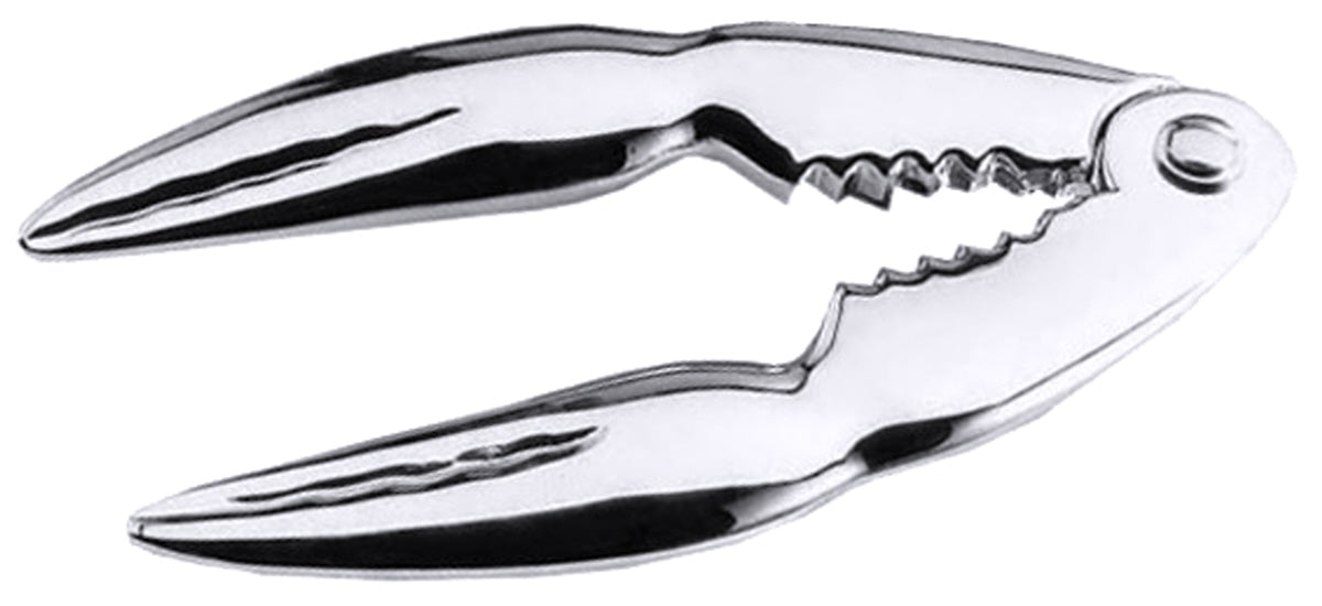 Silberne Nussknacker aus Metall.