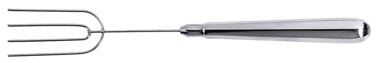Fleischgabel mit Metallgriff