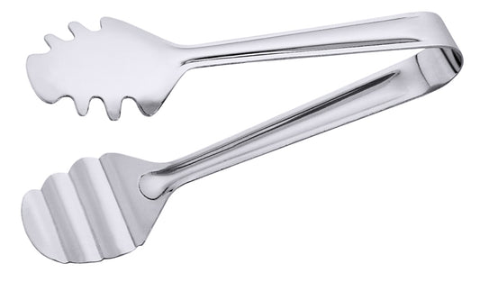 Metallene Servierzange für Spaghetti.