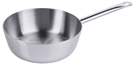 Edelstahlkasserolle mit Stielgriff