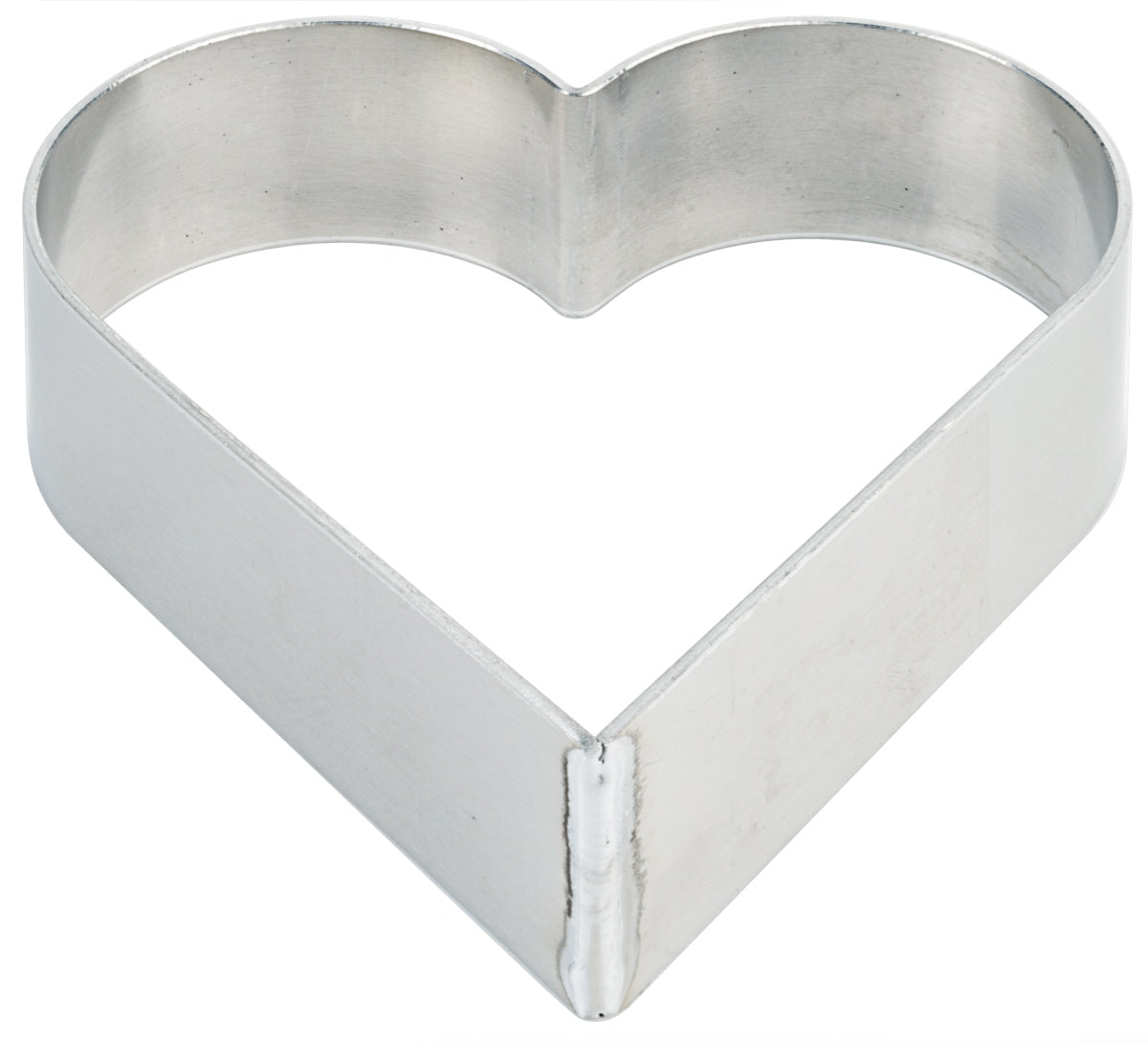 Herzförmige Ausstechformen aus Metall.