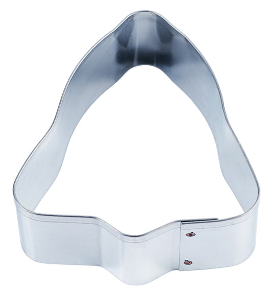 Metall-Ausstechform in Glockenform.