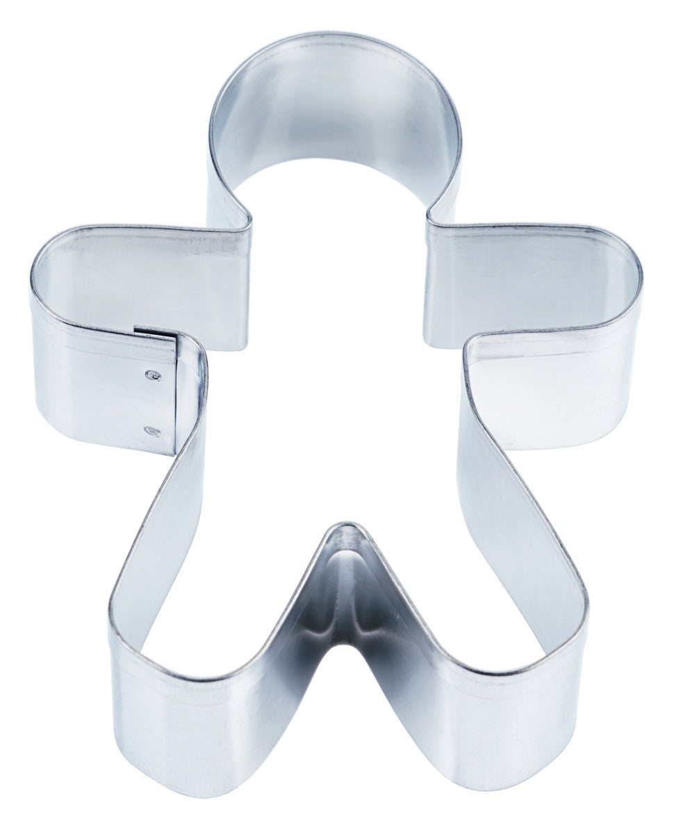 Ausstechform in Menschenform, Metall.