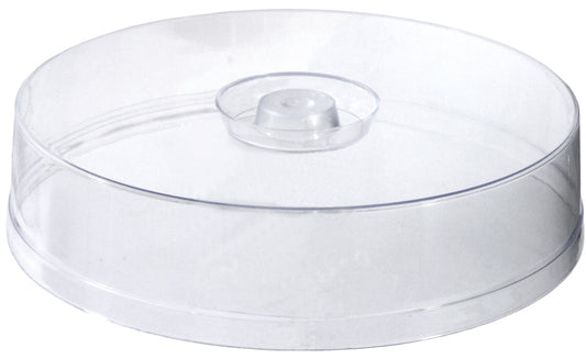 Transparente Abdeckhaube für Speisen.
