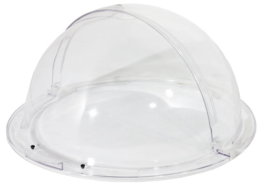 Transparente Abdeckhaube für Speisen.