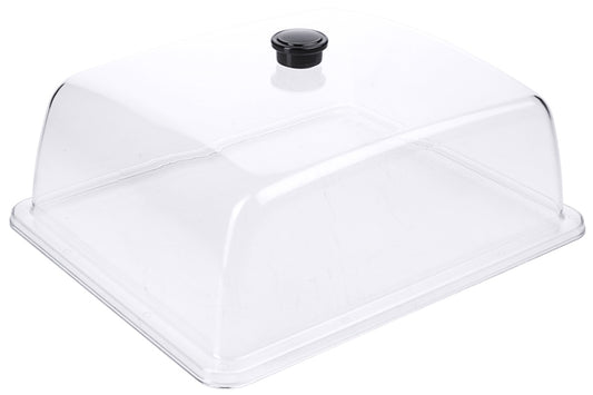 Transparente Buffet-Abdeckhaube mit Griff