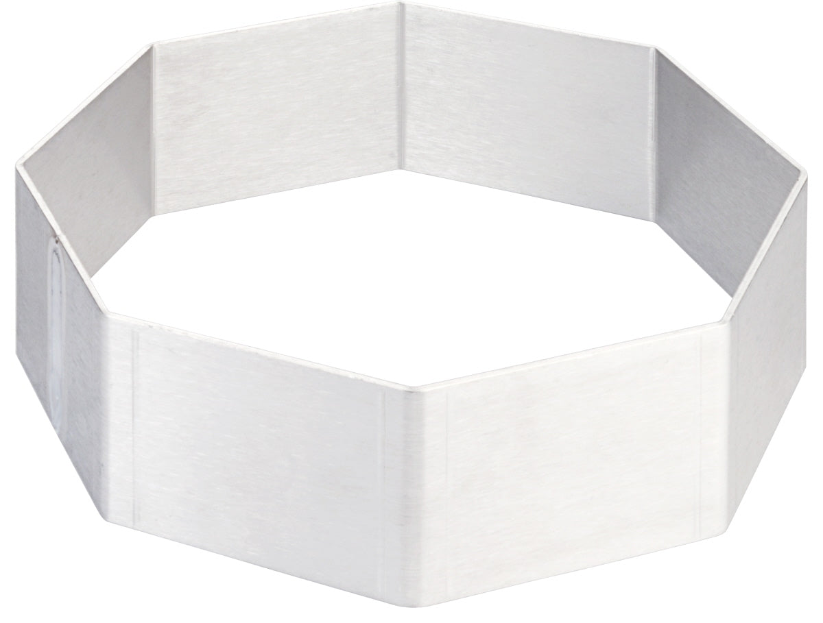 Achtkantiger Edelstahl-Backring