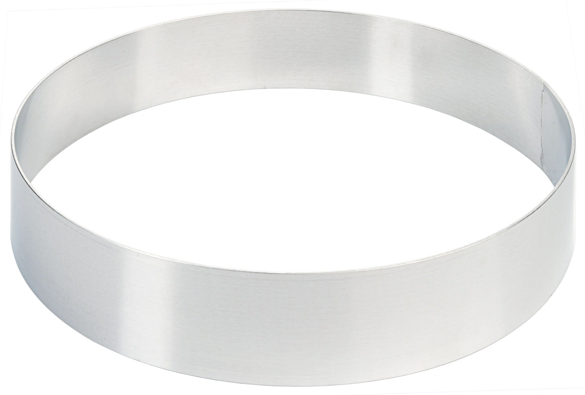 Runder Edelstahl-Backring