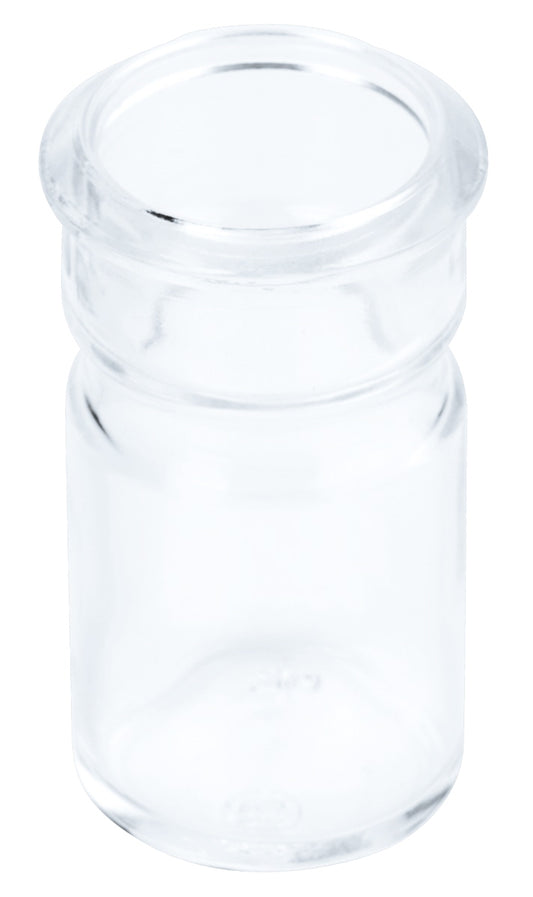 Glasbehälter für Gewürze, transparent.