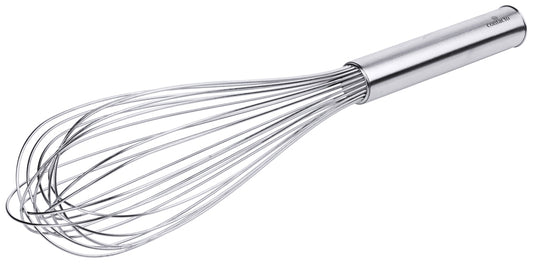 Schneebesen aus Edelstahl, silber.
