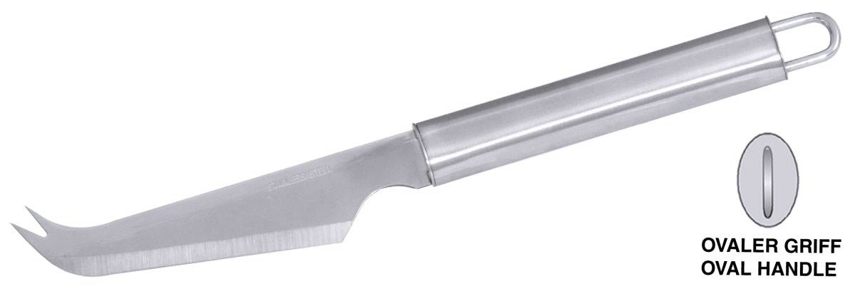 Käsemesser mit ovalem Griff.