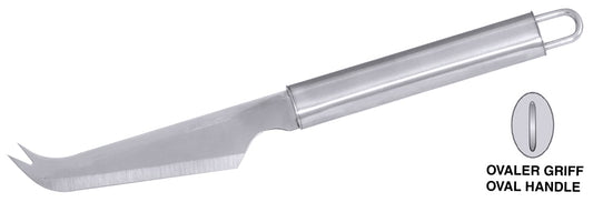 Käsemesser mit ovalem Griff.