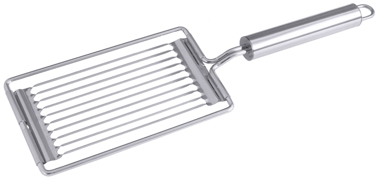 Grillrost mit Griff aus Metall.
