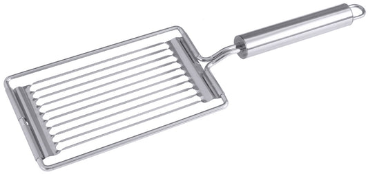 Grillrost mit Griff aus Metall.