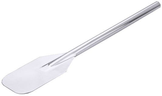 Metallspatel mit langem Griff.