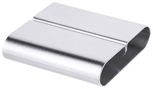 Metallischer Tischkartenhalter, gebogen.